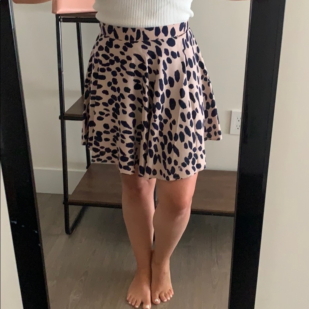 Forever 21 Pink Cheetah Skirt